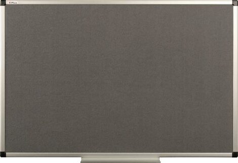 Tablica tekstylna (szara) rama aluminiowa model B1 60×90 cm (1)