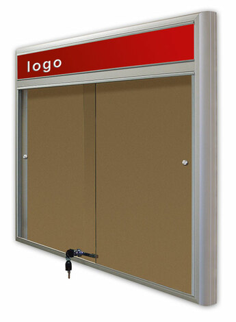 Gablota Casablanka eco  korkowa-drzwi przesuwane z logo 89x120 (10xA4) (1)