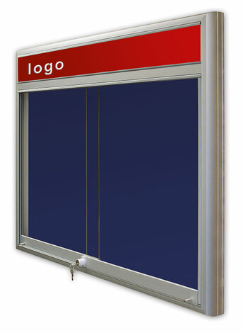Gablota Casablanka tekstylna-drzwi przesuwane z logo 91x120 (10xA4) (1)