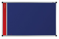 Tablica na logo tekstylna w ramie aluminiowej B1 (niebieski-unijny) 45x60 cm