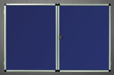 Gablota wewnętrzna lisbona -L2 tekstylna 73x153 cm dwudrzwiowa