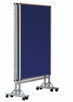 Mobilny tryptyk parawanowy-tekstylny (niebieski - unijny) 100x120 cm (3 ścianki) (2)